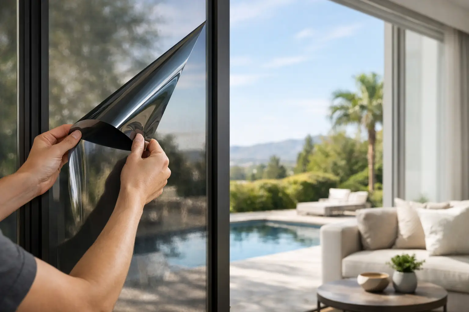 Películas de control solar para casas