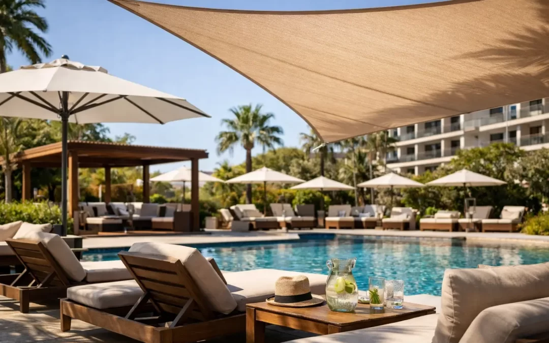 Soluciones de sombra para hoteles que sí duran
