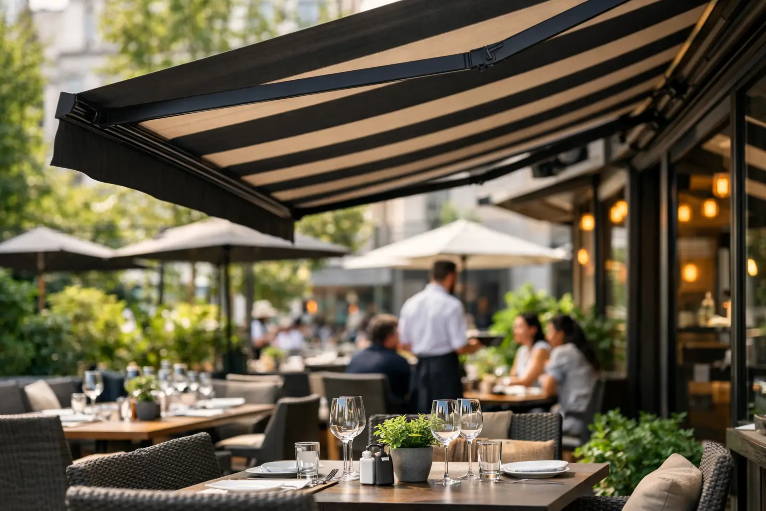 Mejores toldos para negocios gastronómicos