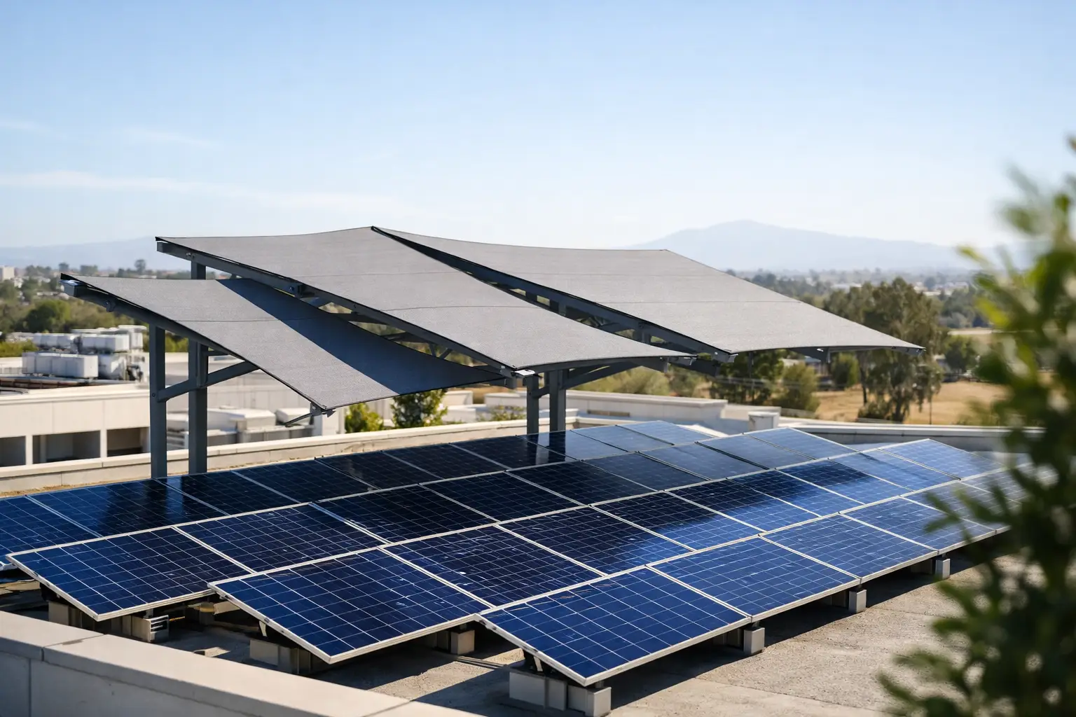 Caso de ahorro energético solar con sombra a medida Caso de ahorro energético solar con sombra a medida