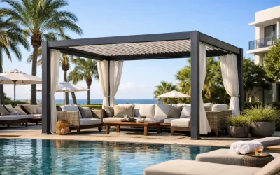 Guía de pérgolas para hoteles con más confort