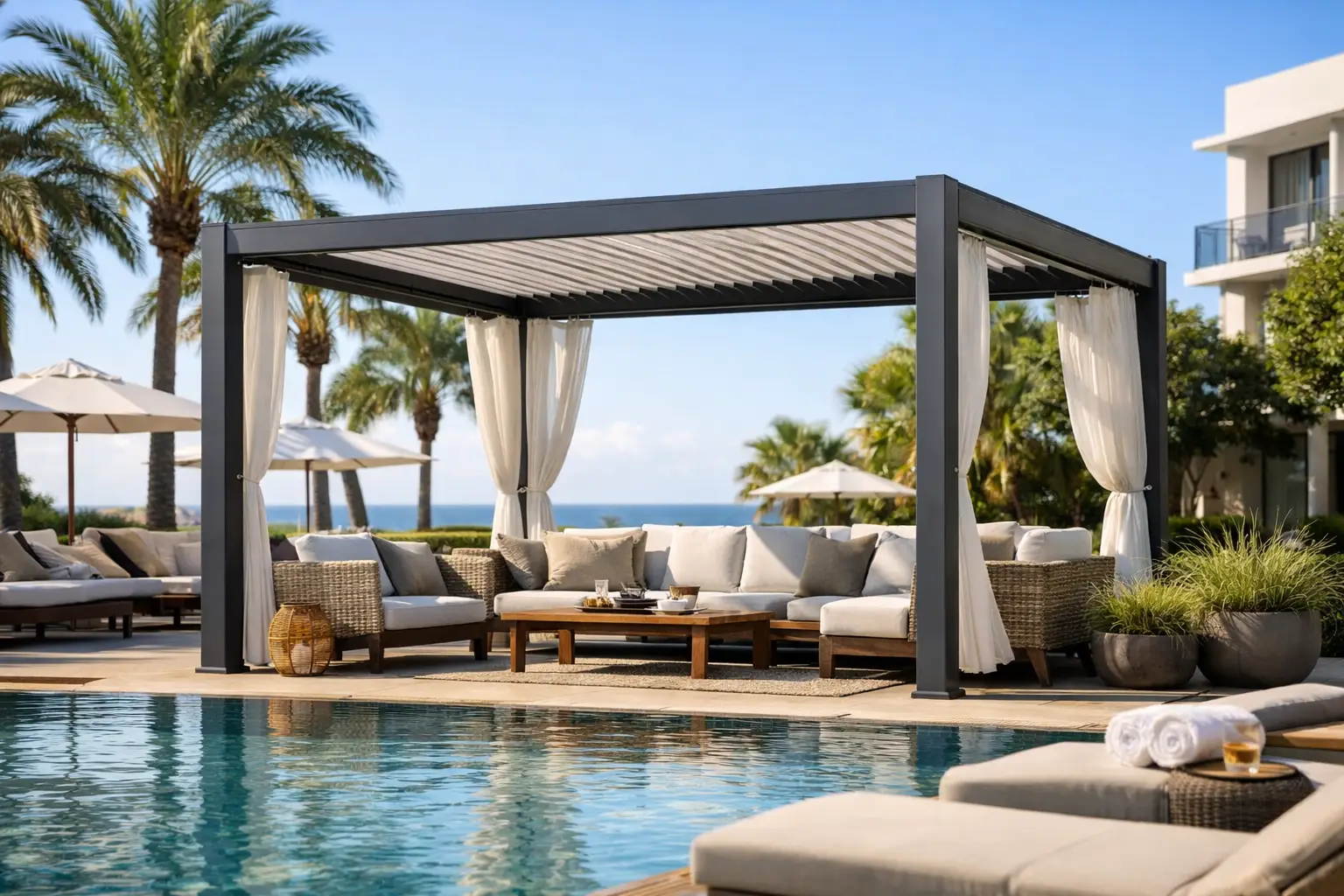 Guía de pérgolas para hoteles con más confort Guía de pérgolas para hoteles con más confort
