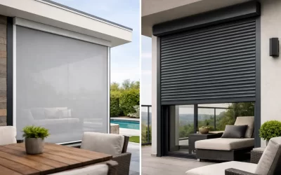Toldo vertical vs persiana exterior