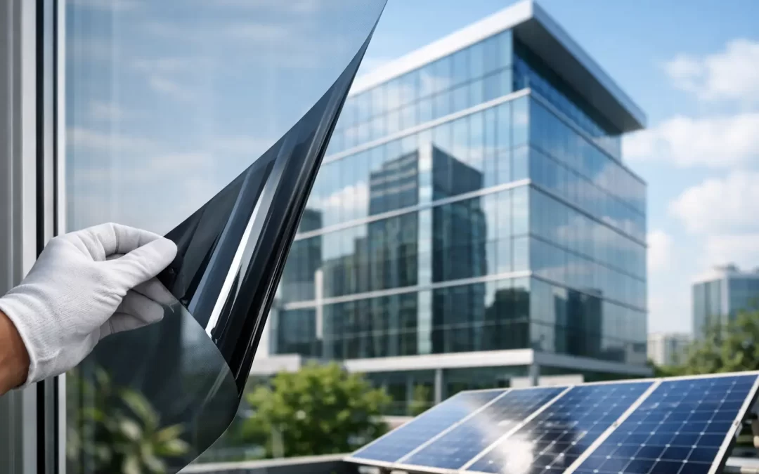 Cómo funciona la película solar arquitectónica