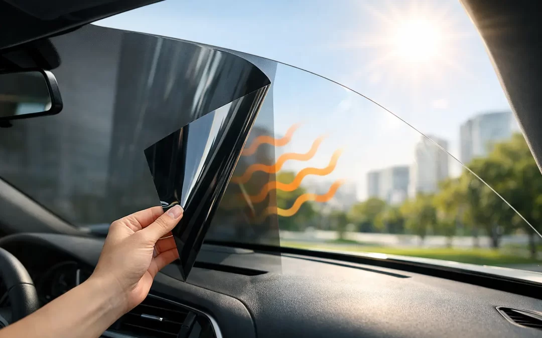 ¿Cuánto reduce el calor una película solar?