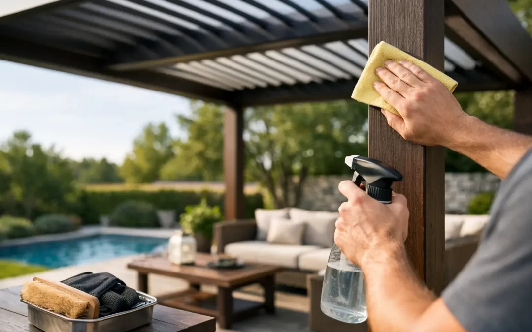 ¿Qué mantenimiento necesita una pérgola exterior?